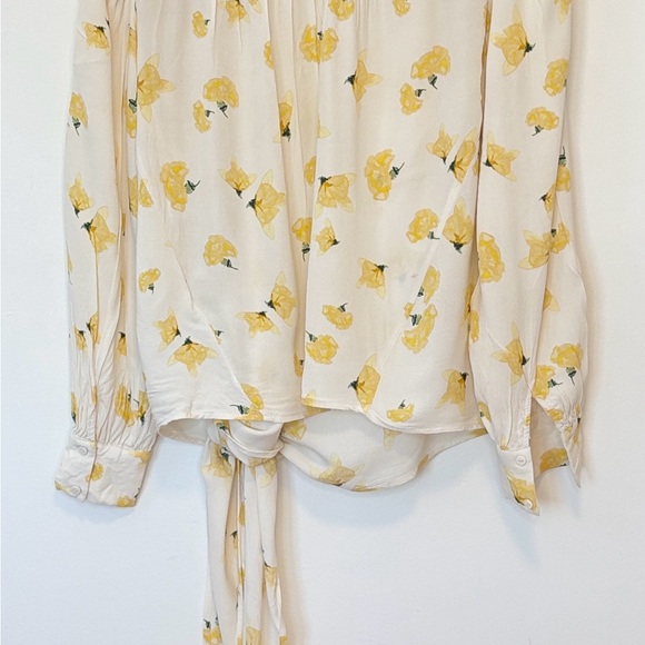 ba&sh Koxie Floral Print Wrap Top , sz : small - Picture 7 of 14